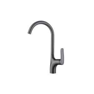 14.8-Inch Gooseneck Kitchen Faucet, Single-Handle — TWG-KF-045