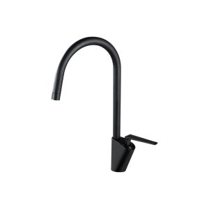 17.3 Inch Gooseneck Kitchen Faucet with Blade Lever — TWG-KF-041
