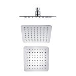 200mm Ultra-Thin Square Stainless Steel Rain Showerhead — TWG-HS-001