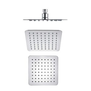 200mm Ultra-Thin Square Stainless Steel Rain Showerhead — TWG-HS-001