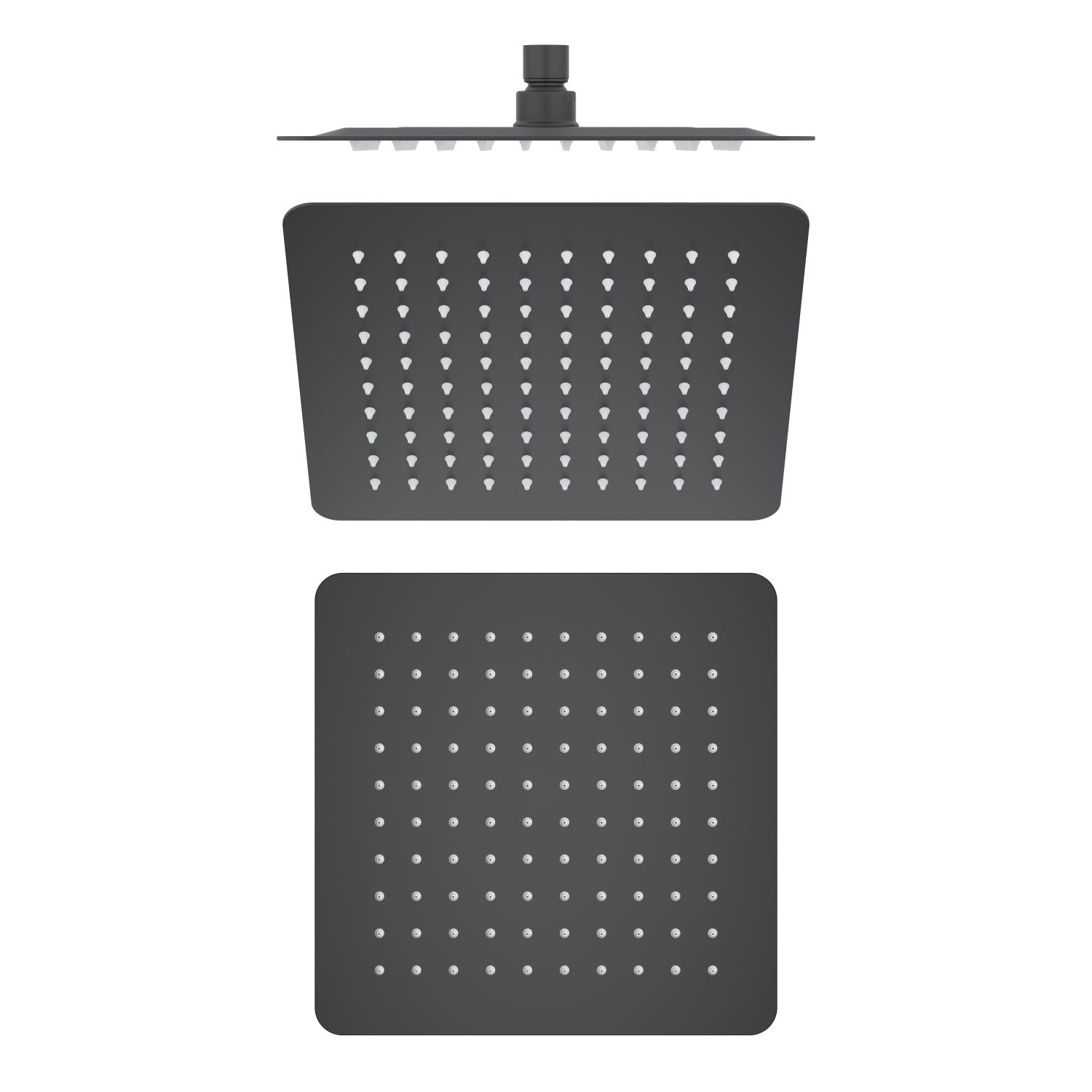 250mm Ultra-Thin Square Stainless Steel Rain Showerhead — TWG-HS-003