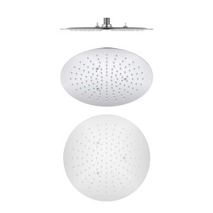 300 mm Round Flush-Mounted Stainless Steel Ceiling Rain Shower — TWG-HS-017