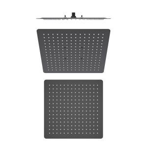 400x400mm Ultra-Thin Flush-Mount Ceiling Rainfall Showerhead — TWG-HS-018