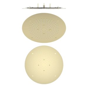 500mm Flush-Mount Round Ceiling Rainfall Showerhead with 3-Tier Reinforced Structure — TWG-HS-023