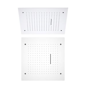 500x500mm 2-Function Flush-Mount Ceiling Rainfall Showerhead — TWG-HS-025