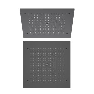 500x500mm 3-Function Flush-Mount Ceiling Rainfall Showerhead — TWG-HS-024