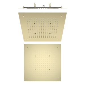 500x500mm Flush-Mount Ceiling Rainfall Showerhead with 3-Tier Reinforced Structure — TWG-HS-022