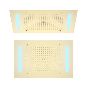 680x430mm Dual-Function Ceiling LED Rainfall Showerhead — TWG-HS-034