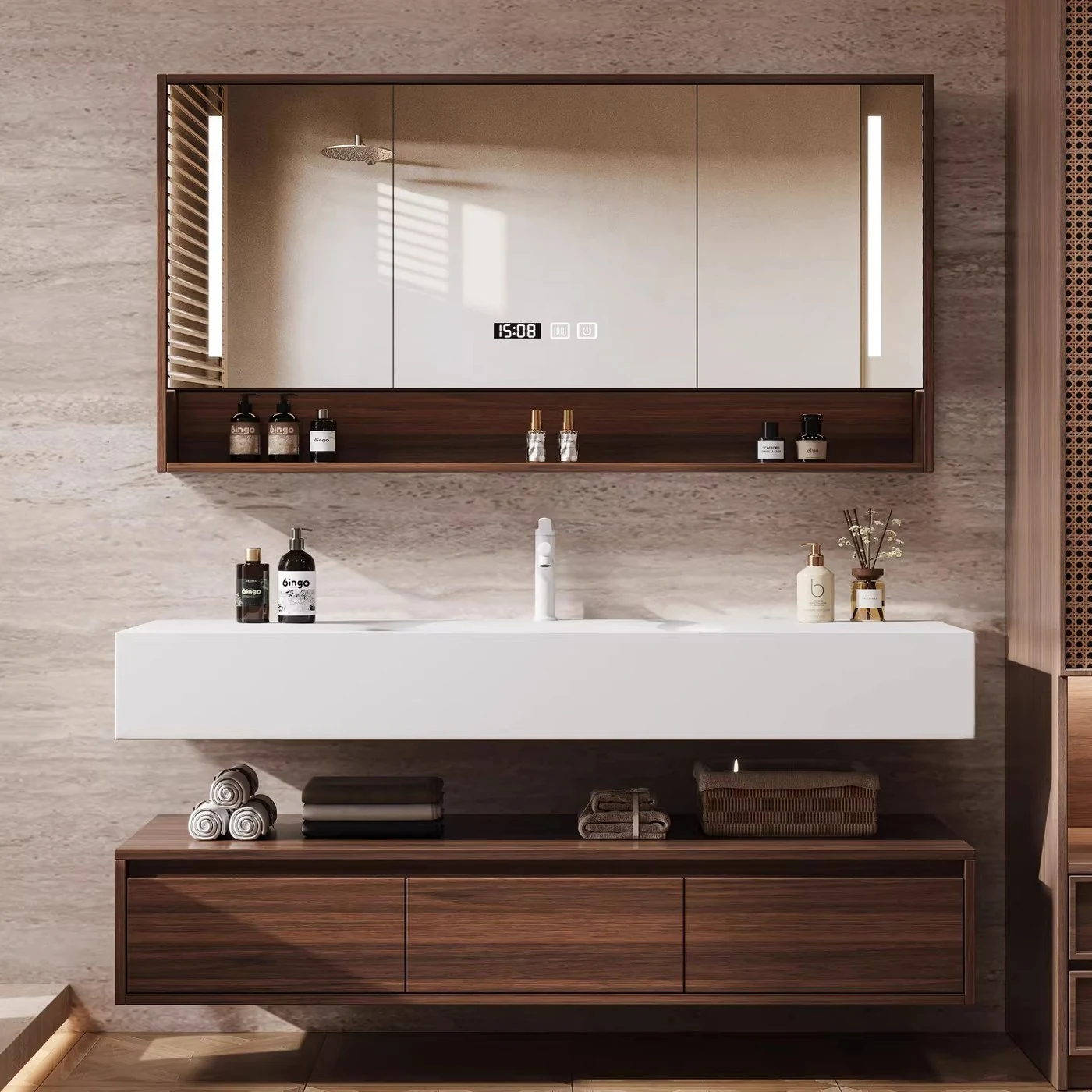 778 Black bathroom vanity set — TWG-VN-052