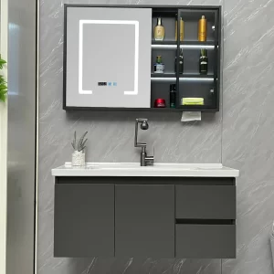 A20 Glass Door bathroom vanity set — TWG-VN-035
