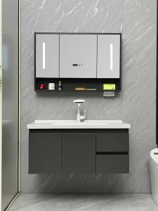 A20 Semi-Enclosed Mirror bathroom vanity set — TWG-VN-070