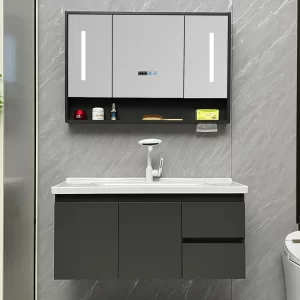 A20 Semi-Enclosed Mirror bathroom vanity set — TWG-VN-070
