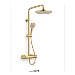 Brushed Gold Rain Shower System product image