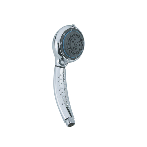 Chrome finishing ABS plastic 5 functions hand shower head with switch — TWG-HS-055