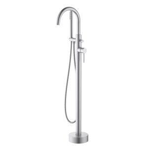 Circular Floor mounted bathtub mixer — TWG-TF-004