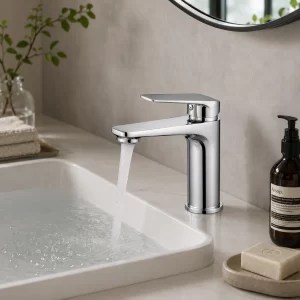 Compact Single Handle Bathroom Faucet — TWG-BF-022