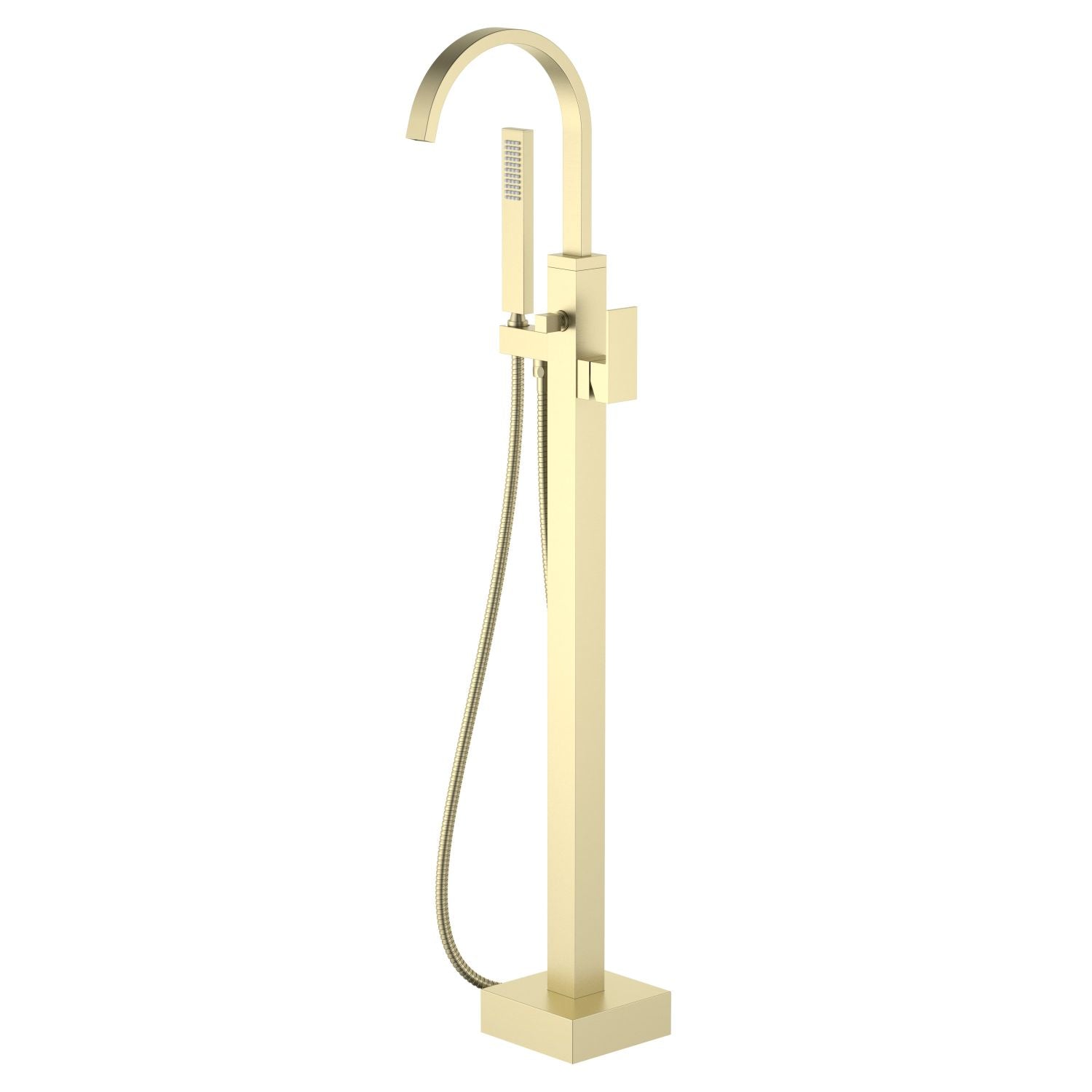 Cube Freestanding Tub Faucet with waterfall spout — TWG-TF-018