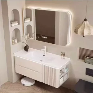 D17 Glass Door bathroom vanity set — TWG-VN-047