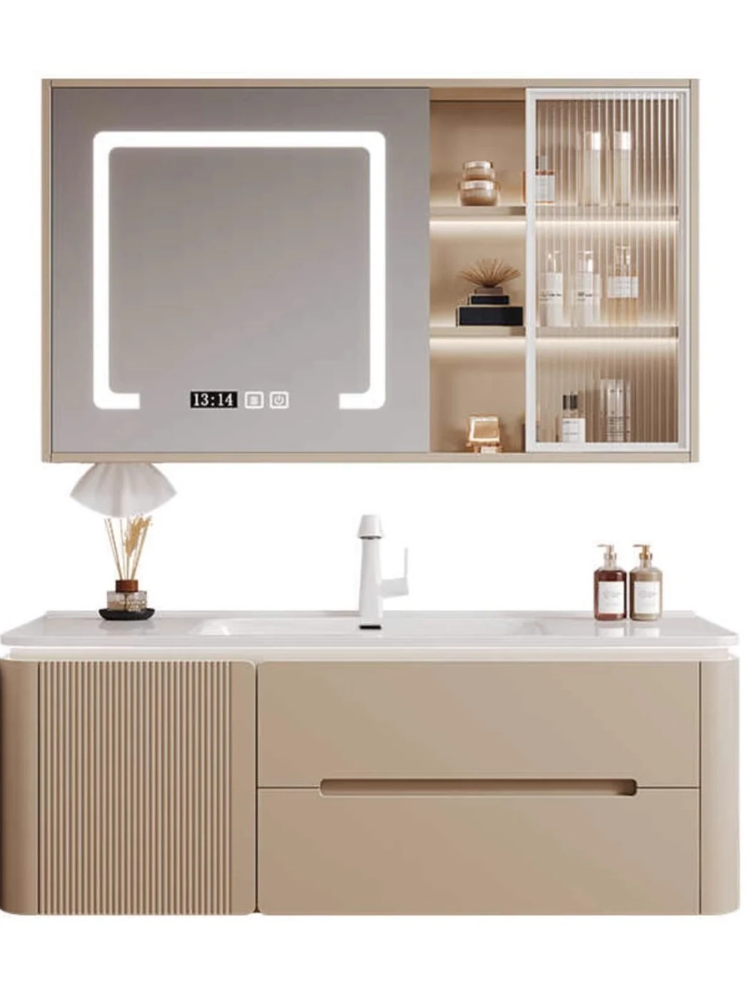 D36 Glass Door bathroom vanity set — TWG-VN-046