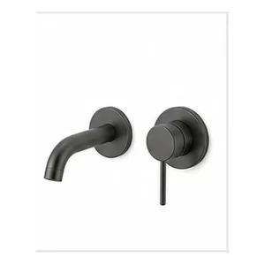 Gunmetal Wall-Mounted Tub Set product image