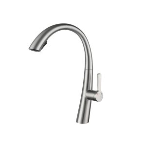 High Clearance Pull-Down Kitchen Faucet with Side Lever — TWG-KF-037