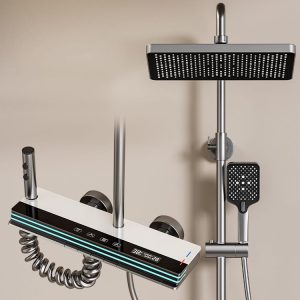 Luxe Smart Digital LED Rainfall & Waterfall Shower System for B2B — TWG-SS-031