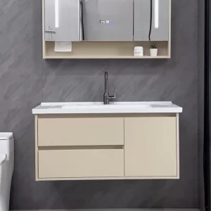 M15 Glass Door bathroom vanity set — TWG-VN-067
