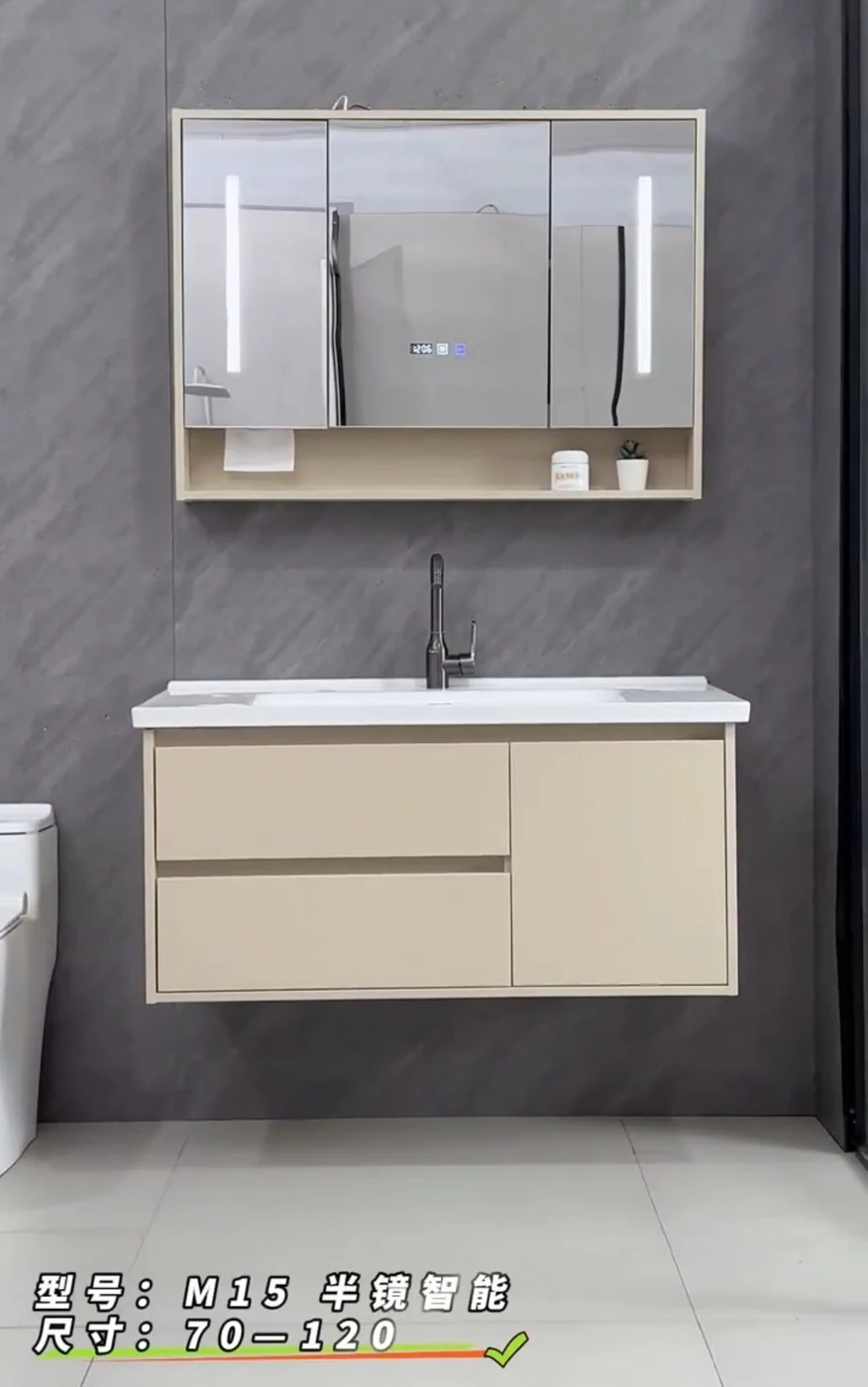 M15 Glass Door bathroom vanity set — TWG-VN-067