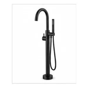 Matte Black Freestanding Tub Filler product image