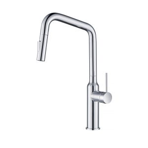 Modern Kitchen Faucet with 360° Swivel Spout and Artistic Vase Design — TWG-KF-063