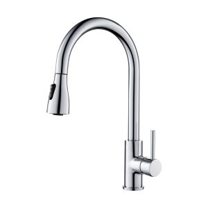 Pull-Down Kitchen Faucet with 3-Way Spray Head — TWG-KF-061