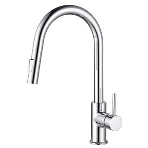 Pull-Down Kitchen Faucet with Dual-Function Spray Head — TWG-KF-057