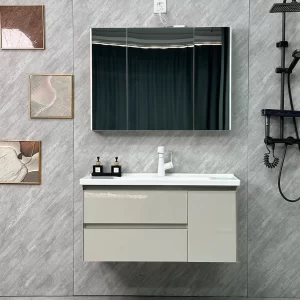 S55 Feng Shui Mirror bathroom vanity set — TWG-VN-003