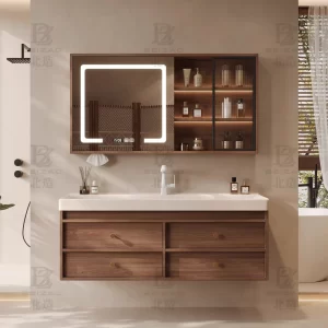 S55 Glass Door bathroom vanity set — TWG-VN-038