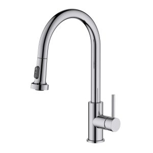 SUS304 Kitchen Faucet with 3 function pull down spray head — TWG-KF-060
