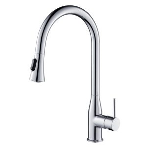 Taper Single hole pull down kitchen faucet — TWG-KF-062