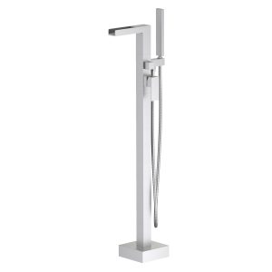 Waterfall Freestanding Tub Filler With one way Hand Shower — TWG-TF-040