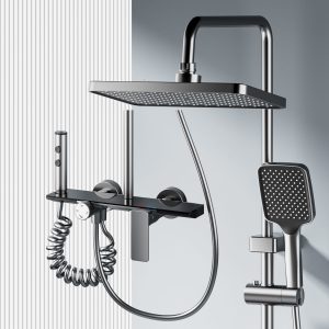 Wholesale Aluminum Alloy Rainfall Shower System with Handheld — TWG-SS-063