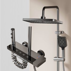 Wholesale Digital Display Rainfall Shower System – Aluminum Alloy — TWG-SS-064