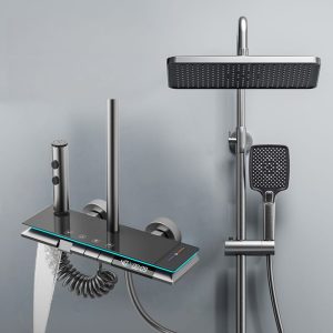 Wholesale Premium Digital Thermostatic LED Rainfall Shower System — TWG-SS-010